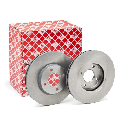 Image of 1751584, 1833857, 1833867, 2272661 Brake disc FEBI BILSTEIN 105848 Front Axle 278mm 23mm 4 Hole 108mm internally vented Coated FORD: FIESTA 6