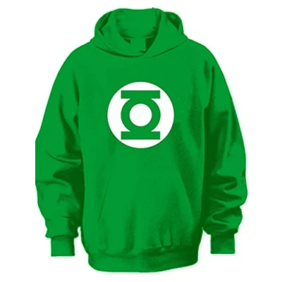 Image of GREEN LANTERN Superhero Big Bang Theory Comic book Gildan Heavy Cotton Blend Hoodie Sizes small XXL