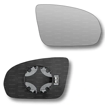 Image of Less4spares Replacement Wing Mirror Glass Right Compatible with Mercedes A Class 2018 2022 CLIP ON Driver Off side Heated Convex