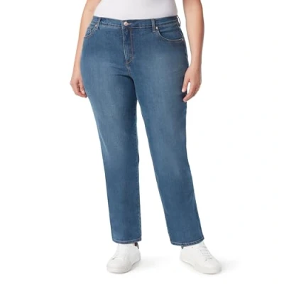 Image of Gloria Vanderbilt Women&#039;s Amanda Classic High Rise Tapered Jean Plus Size, Hartford Whiskers, 22