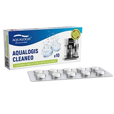 Image of Aqualogis Cleaning Tablets Compatible with Krups XS3000, Jura, Bosch 00311970, TZ8001N, Saeco CA6704, Coffee Machine