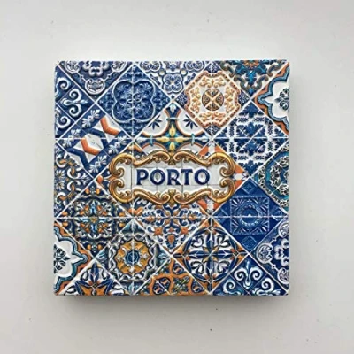 Image of Weekino Porto Portugal Magnet Travel Souvenir 3D Resin Collection Gift Fridge Refrigerator