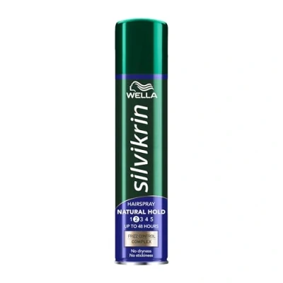 Image of Wella Silvikrin Hairspray 400ml Natural Hold