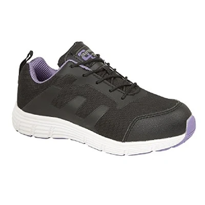 Image of Grafters L517A Ladies Safety Trainers Black 38