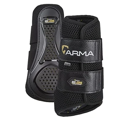 Image of Shires ARMA OXI ZONE Brushing Boots Black Full