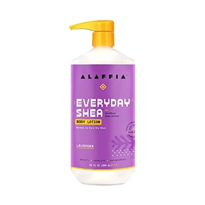 Image of Alaffia Everyday Body Care Shea Lotion Lavender, 32 Ounce