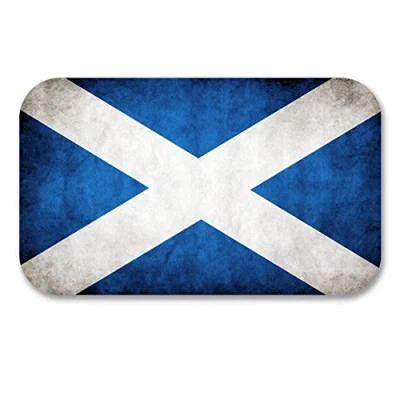 Image of 2 x 10cm Scotland Scottish Flag Vinyl Stickers Decal Laptop Car Bike Scot #6192 (10cm Wide 6cm Tall)
