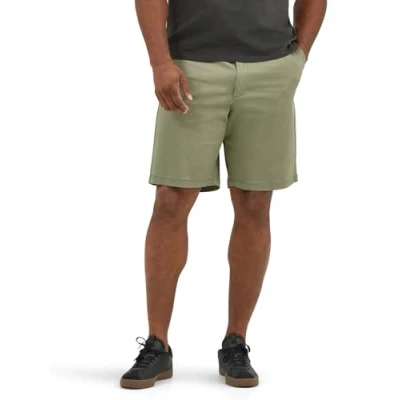 Image of Lee Men&#039;s Extreme Motion Flat Front Short, Olive Grove, 38