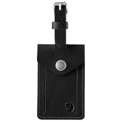 Image of Fjallraven 77362 550 Leather Luggage Tag Accessories for bags Unisex Adult Black Size One