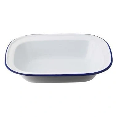 Image of lakeland Traditional Enamel 26cm Oblong Pie Dish