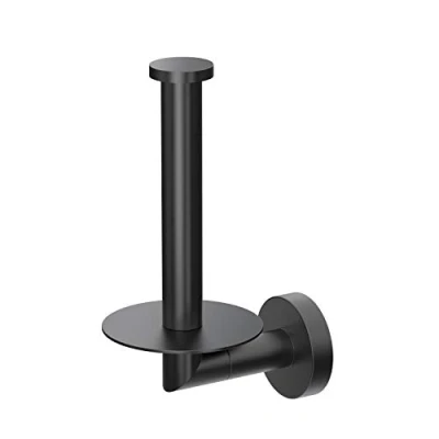 Image of Gatco 4638MX Glam Storage Toilet Paper Holder, Matte Black