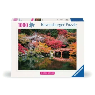 Image of Ravensburger Beautiful Gardens Kyoto Japan 1000 Piece Jigsaw Puzzles for Adults and Kids Age 12 Years Up