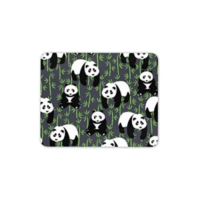 Image of Cute Panda Bears Mouse Mat Pad Bear Animal Kids Funny PC Computer #8303