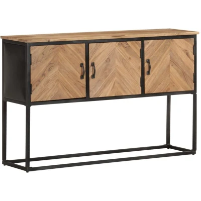 Image of vidaXL Sideboard 120x30x75 cm Solid Acacia Wood