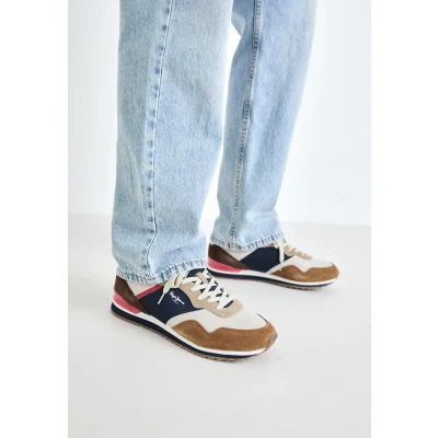 Image of Pepe Jeans Men&#039;s London Life M Sneak, Brown(Tobacco Brown), 6 UK