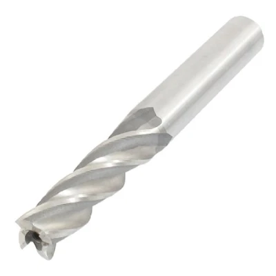 Image of sourcingmap 11mmx12mmx95mm 4 Flutes HSS AL End Mill Milling Cutter Tool Straight Shank
