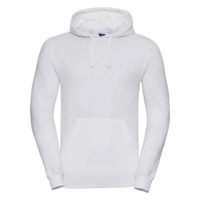 Image of Russell Athletic Mens Plain Hoodie (White) Size Large