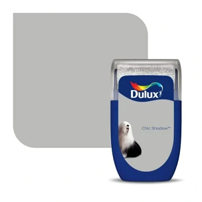 Image of Dulux Walls &amp; Ceilings Tester Paint, Chic Shadow, 30 ml