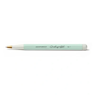 Image of LEUCHTTURM1917 367277 Drehgriffel Nr. 1, Mint Green Ballpoint pen with royal blue ink
