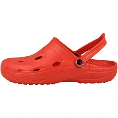 Image of Chung Shi Unisex Dux Clogs, Red, 5 UK