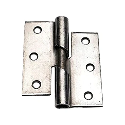 Image of Merriway BH03853 (2 Pcs) Self Colour Left Hand Steel Rising Butt Hinge, 75 mm (3 inch) Pack of 2 Pieces