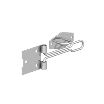 Image of Gatemate Wire Pattern Hasp and Staple Zinc Plated 6&quot; / 152mm