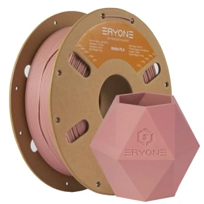 Image of ERYONE Matte PLA Filament 1.75mm, 3D Printer Filament, +/ 0.03mm, 1kg (2.2lbs)/Spool, Pottery Red