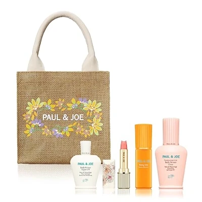 Image of PAUL &amp; JOE Sun Protection Set, Summer Care Kit, with Original Jute Bag