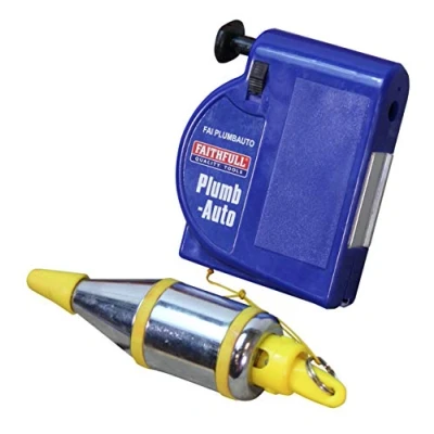 Image of Faithfull PLUMBAUTO Plumb Auto Automatic Plumbline 14Oz