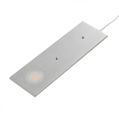 Image of Leyton Lighting Targa Ultra thin LED Under cupboard light (aluminium, warm white, DRIVER REQUIRED)