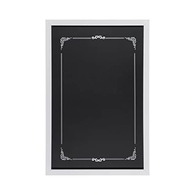 Image of Bi Office Decorative Chalkboard, 600 x 400 mm, White Frame