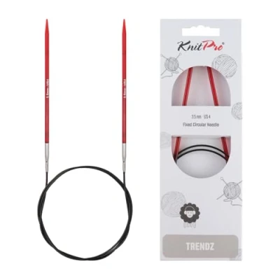 Image of Knit Pro 120 cm x 3.50 mm Fixed Circular Needles, Multi Colour