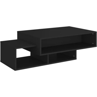 Image of vidaXL Coffee Table Black 105x55x32 cm Engineered Wood