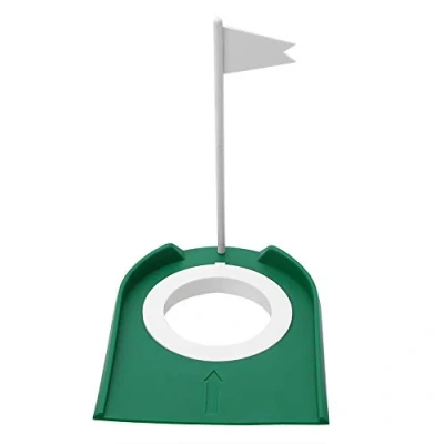 Image of VGEBY1 Golf Putting Cup, Pragmatic Plastic Cup Practice Aids with Adjustable Hole White Flag for Training