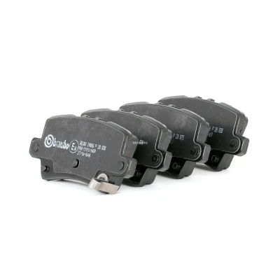Image of 43022SMGE00, 43022SMGE01, 43022SMGE02, 43022SMGE03, 43224SMGE01 Brake pad set BREMBO P 28 038 HONDA: CIVIC 8 Hatchback