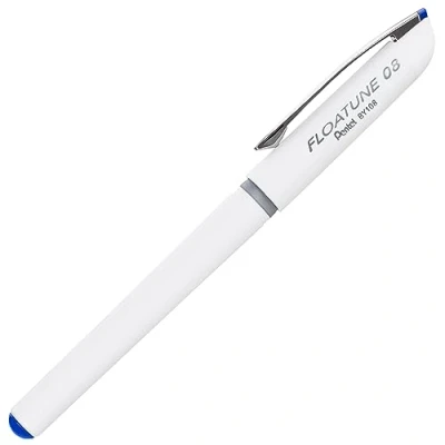 Image of Pentel Floatune Rollerball, 0.8mm Medium Line, Blue Ink, 12 Pack