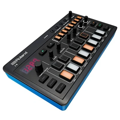 Image of Roland AIRA Compact J 6 Chord Synth Portable song creation machine with professional sound and features JUNO 60 Engine &amp; Presets Sequencer Effects,Black