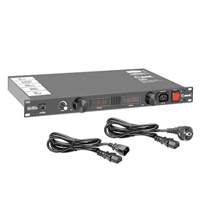 Image of Adam Hall PCL 10 PRO Power Conditioner 19&quot; with Volt and Amperemeter Voltage Stabilizer