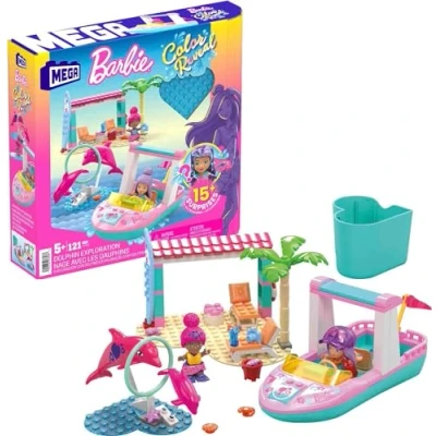 Image of MEGA Barbie Color Reveal Dolphin Exploration