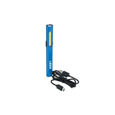 Image of Laser 8597 Aluminium Rechargeable Penlight, Silver
