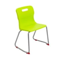 Image of Titan Skid Base Chair Size 4 380mm Seat Height Lime T24 L