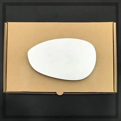 Image of Fits FIAT Grande Punto 2005 to 2013 Convex Wing Mirror Glass LEFT HAND (UK Passenger Side)