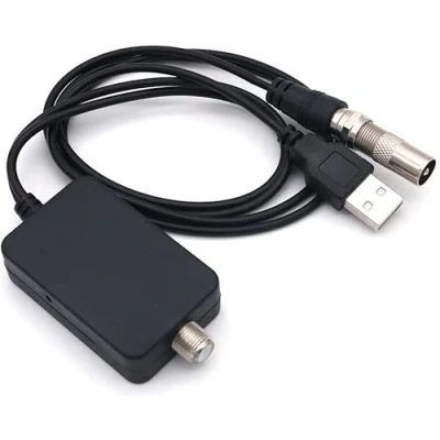 Image of Fasizi HDTV Indoor HD Digital TV Antenna Signal Amplifier Ground Receiver ATSC Black