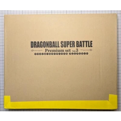 Image of Bandai Carddass Dragon Ball Super Battle Premium Set Vol.3 Trading Card Game Ages 15+ 2 Players 20 30 Minutes Playing Time