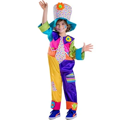Image of Dress Up America Children&#039;s Circus Clown Costume Beautiful Set for Role Play