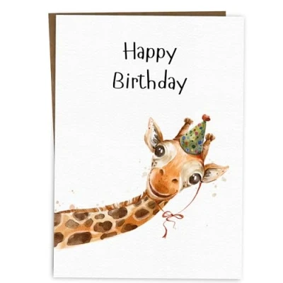 Image of BYANIKA Happy Birthday Card Bday Cards Cute For Him Her Best Friend Boyfriend Girlfriend Husband Wife Partner Sister Brother Colleague