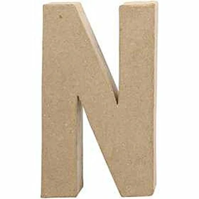 Image of Creativ 26613 20.5 cm 1 Piece Papier Mache Letter N