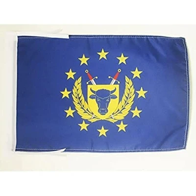 Image of AZ Flag European Army 18&#039;&#039; x 12&#039;&#039; 100% Polyester of Europe Small Banner with Two Cords Fade Resistant Vivid Colors 18x12 in 45x30 Cm