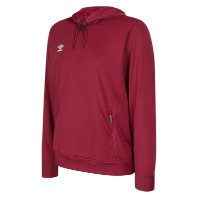 Image of Umbro Mens Club Essential Hoodie (New Claret) Multicolour Size X Large
