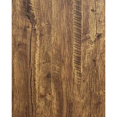 Image of EeeComing Contact Paper Wood Wallpaper Distressed Grain Rustic Peel and Stick Waterproof Self Adhesive Removable Roll Brown 78.7Inx17.7In